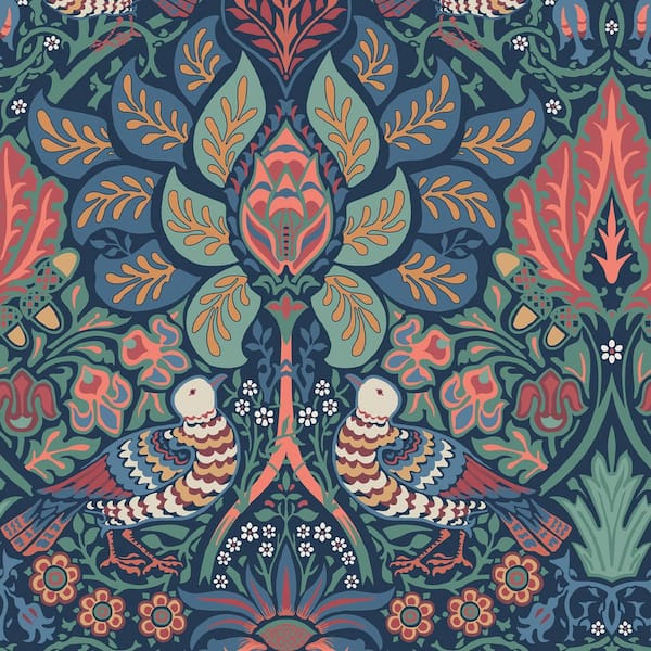 William Morris at Home Dove and Rose Midsummer Wallpaper