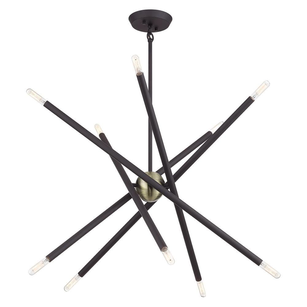 ミュージック dot theperiod LIVE at BRONZE Livex Lighting Soho 10-Light Bronze Chandelier 47006-07