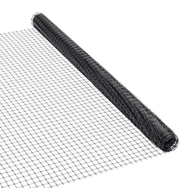 PEAK 25 ft. L x 36 in. H Plastic Netting in Black with 11/16 in. x