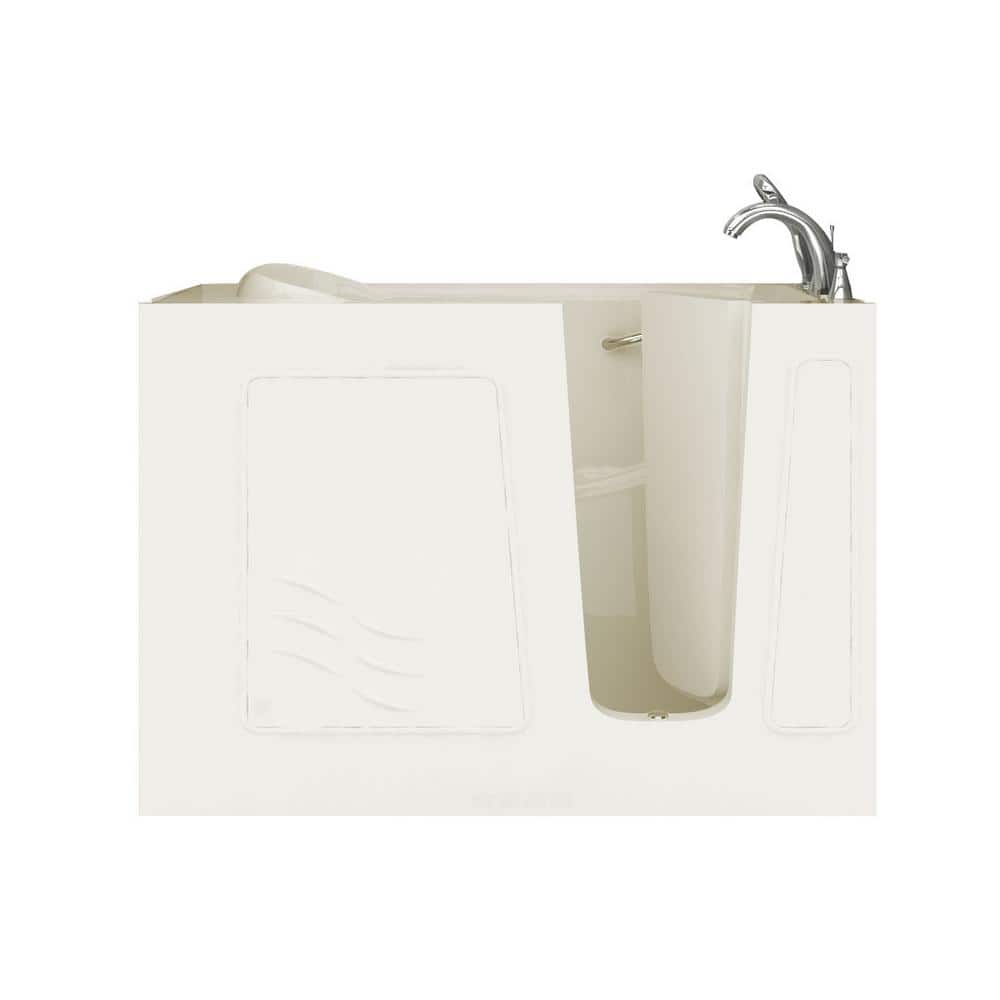 Safe Economy 53 in. Right Drain Walk-In Soaking Bathtub in Biscuit price history on PriceWatchPro