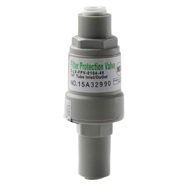 ISPRING Pressure Regulator Filter Protection Valve with 1/4 in. Quick  connect 40 psi APR40 - The Home Depot