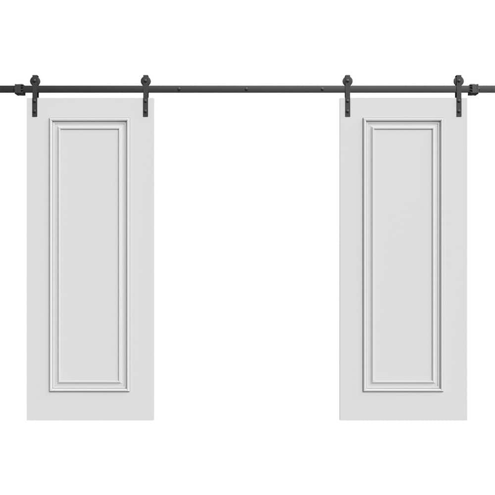7811 64 in. x 80 in. Sold Core White Enamel Color Wood Sliding Barn Door with Hardware Kit price history on PriceWatchPro