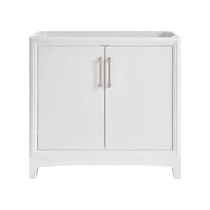 Hillcroft 36 in. W x 21.5 in. D x 34 in. Bath Vanity Cabinet without Top in White