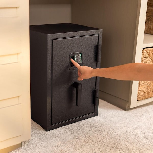 VenoTech Biometric 1.0 cu. ft. Waterproof and Fireproof Home Safe