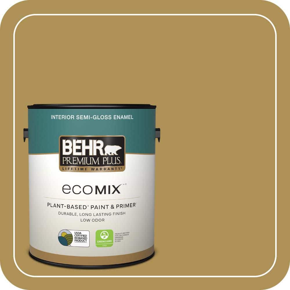 1 gal. Home Decorators Collection #HDC-FL14-7 Asian Pear Semi-Gloss Enamel EcoMix Plant-Based Interior Paint & Primer price history on PriceWatchPro