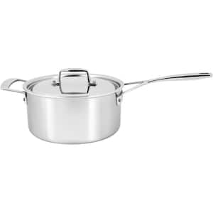 Essential 5-ply 4-qt. Stainless Steel Saucepan with Lid