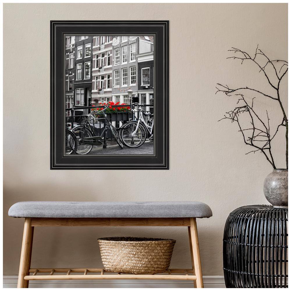 Ridge Black Classic Polystyrene Wall Picture Frame 18x24
