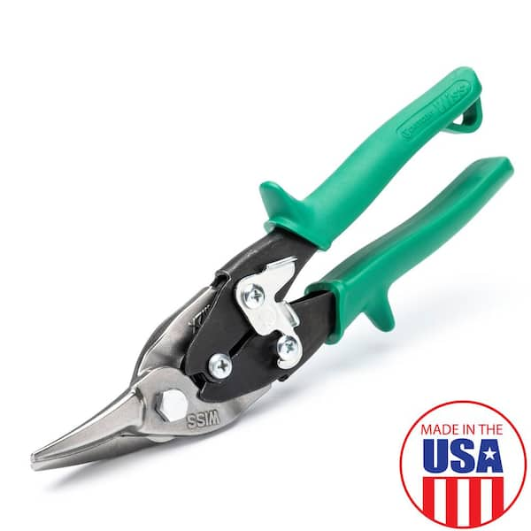 Wiss 9-3/4 in. Compound Action Straight and Right Cut Aviation Snips