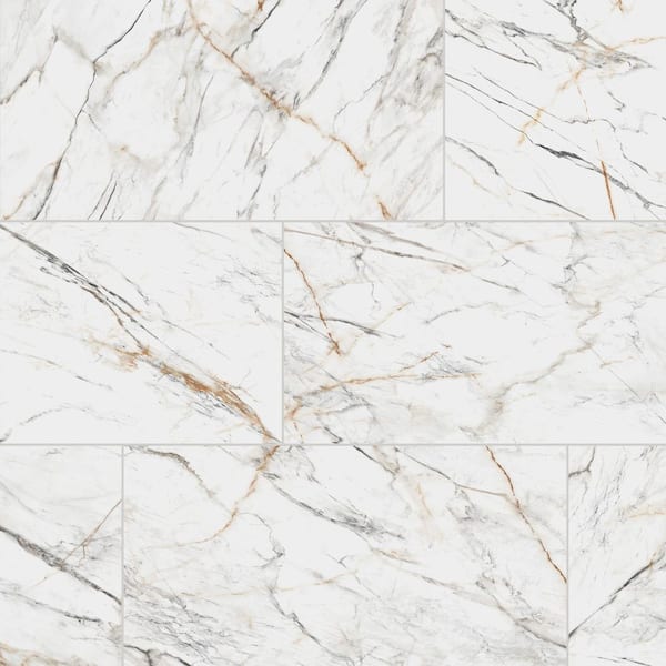 Picasso White 15 in. x 30 in. Matte Porcelain Floor and Wall Tile (12.8 sq. ft. /Case)