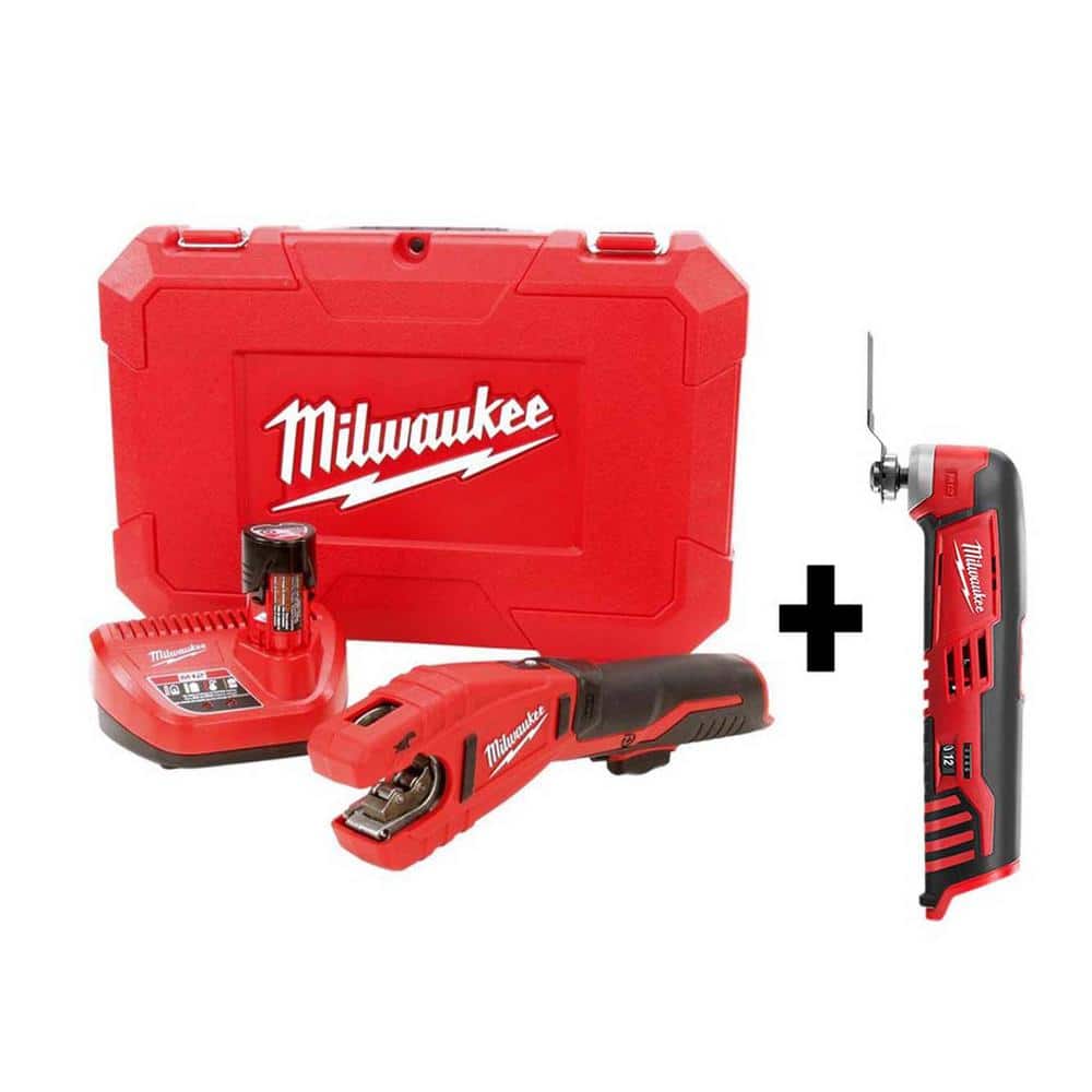 Milwaukee M12 12Volt LithiumIon Cordless Copper Tubing Cutter Kit W