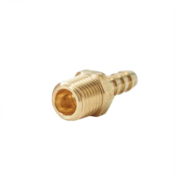 Adapter Details about   U.S 1/4" NPT x 1/4" Barb Solid Brass Hose Fitting 