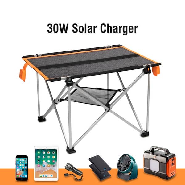 Characteristic scrapbook Systematically Raddy 30-Watt Portable Monocrystalline Solar Panel, Foldable Table ST30 -  The Home Depot