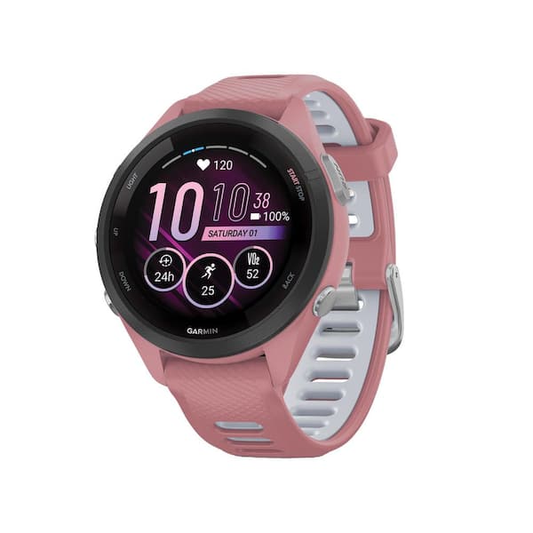 Garmin Forerunner 265S Running Smartwatch with Black Bezel 1.64 x