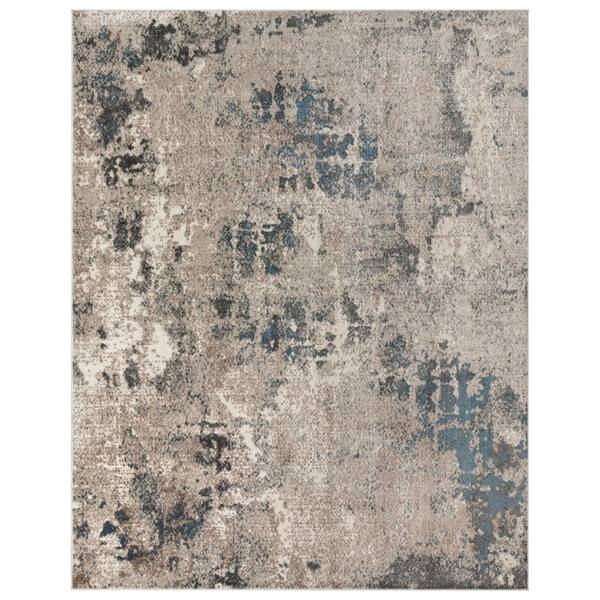 Gertmenian Heirloom Huma Beige 8 ft. x 10 ft. Abstract Indoor Area Rug