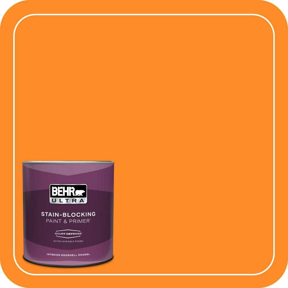 1 qt. #S-G-280 Mango Madness Extra Durable Eggshell Enamel Interior Paint & Primer price history on PriceWatchPro