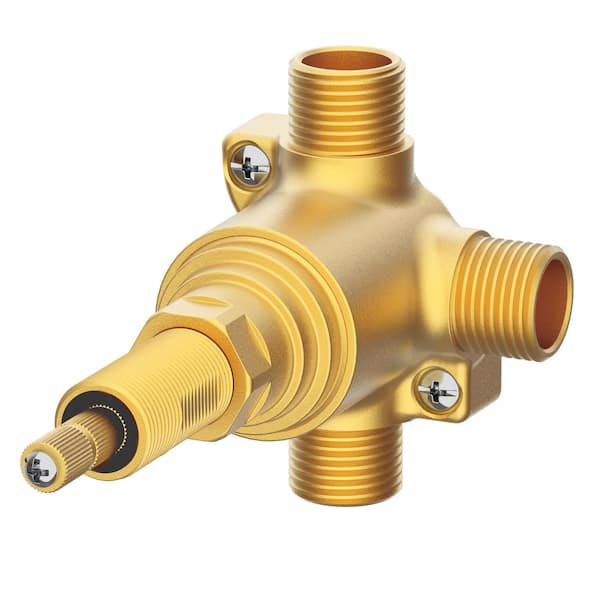 1/2 in. IPS/Sweat Connection 4-Setting Brass Diverter Valve