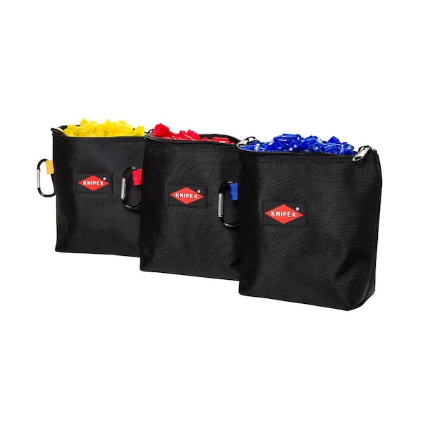 KNIPEX Stand-Up Tool Bag - 3-Pack, Empty 9K 00 80 178 US - The