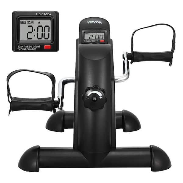 Under Desk Bike Pedal Exerciser Mini Exercise Bike for Arm/Leg Exercise Multi-Level Resistance Pedal Exercise