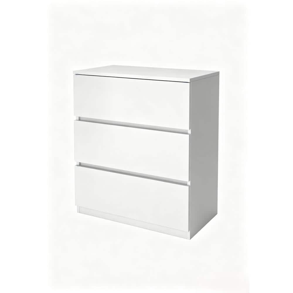23.60 in. W x 25 in. H Rectangular Wood Medicine Cabinet without Mirror in White with 3 Wide Drawers price history on PriceWatchPro