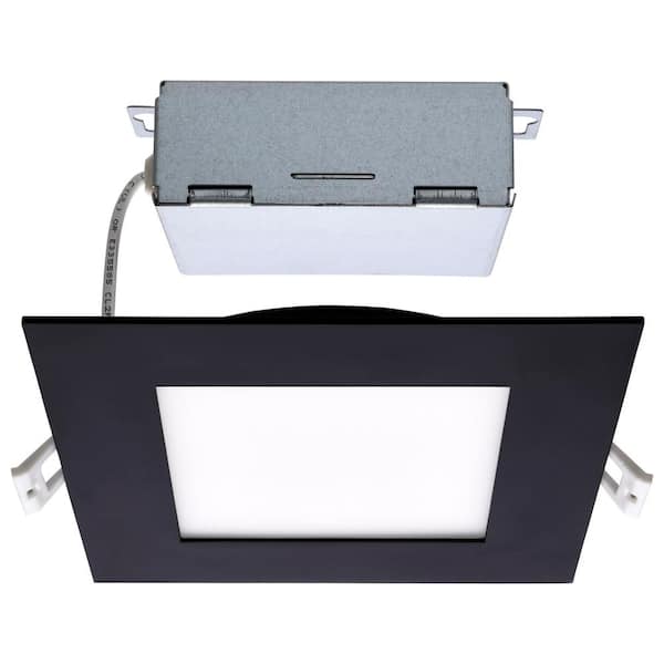 SATCO ColorQuick 6 in. Adjustable CCT Canless New Construction IC Rated Indoor/Outdoor Integrated LED Recessed Light Trim