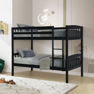 Poppy Black Twin over Twin Bunk Bed