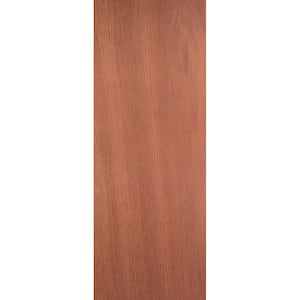 30 in. x 80 in. Unfinished Smooth Flush Hardwood Solid Core Composite Interior Door Slab