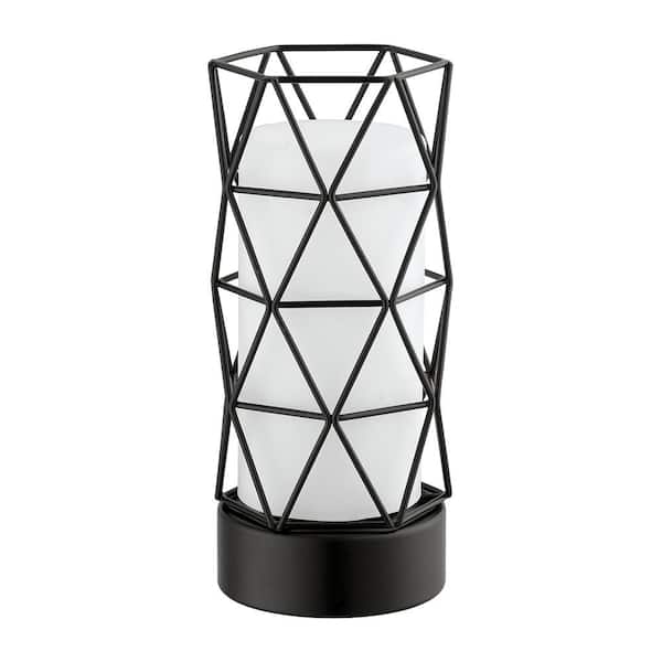 Eglo Estevau 2 9 in. Black Table Lamp