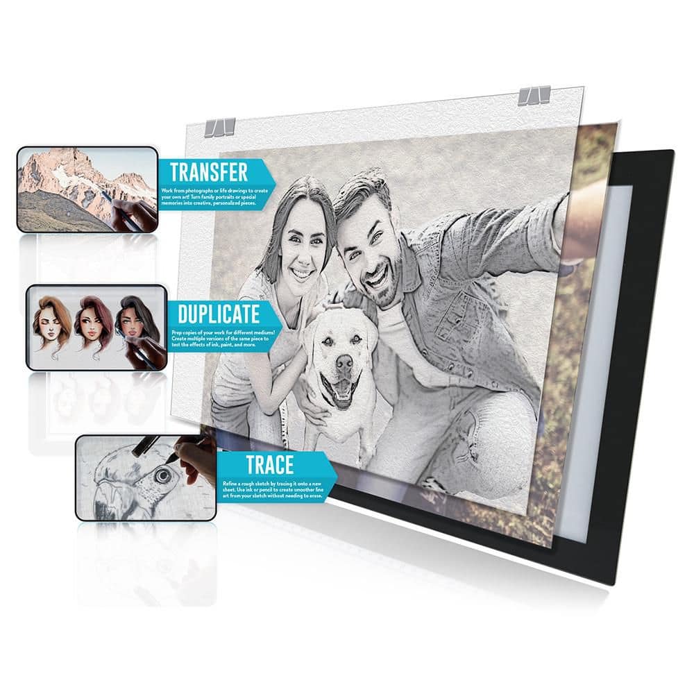Ultra-Thin USB Powered LED Light Pad for Drawing and Tracing