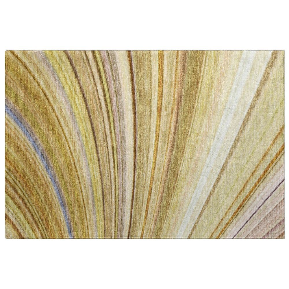Dream Shag Premium Machine Washable Abstract ADS585 Beige 2 ft. x 3 ft. Accent Rug price history on PriceWatchPro