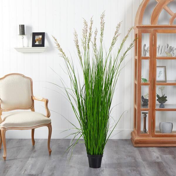Nearly Natural 5.5 ft. Plume Grass Artificial Plant P1684