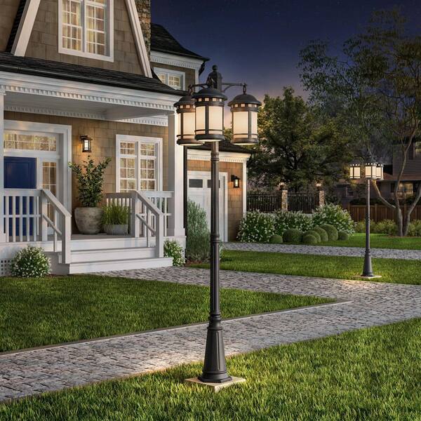 Sedona 9-Light 3-Head Oil Rubbed Bronze Outdoor Post Lantern Sedona 9-Light 3-Head Oil Rubbed Bronze Outdoor Post Lantern