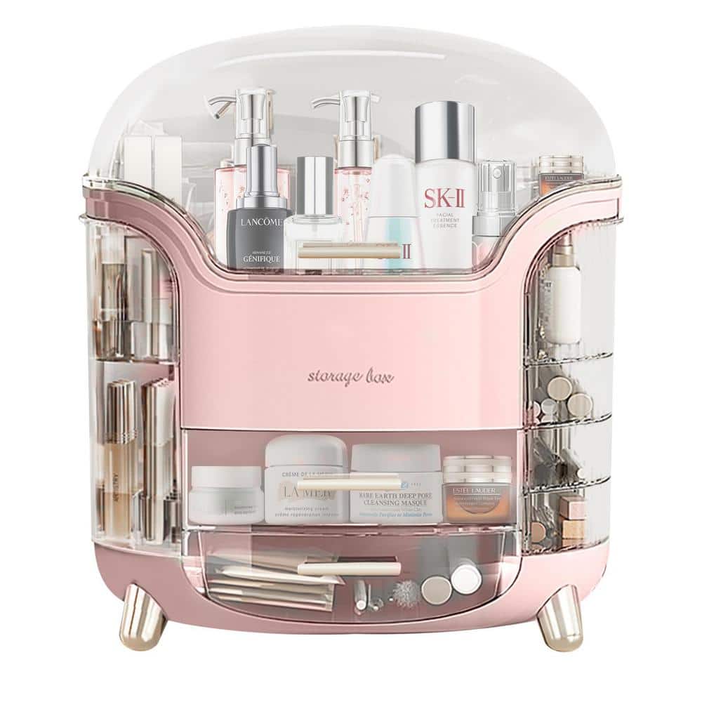 Makeup and Cosmetics Organizer with Drawers Waterproof Dustproof Cover Perf