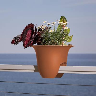 Railing Planters Planters The Home Depot