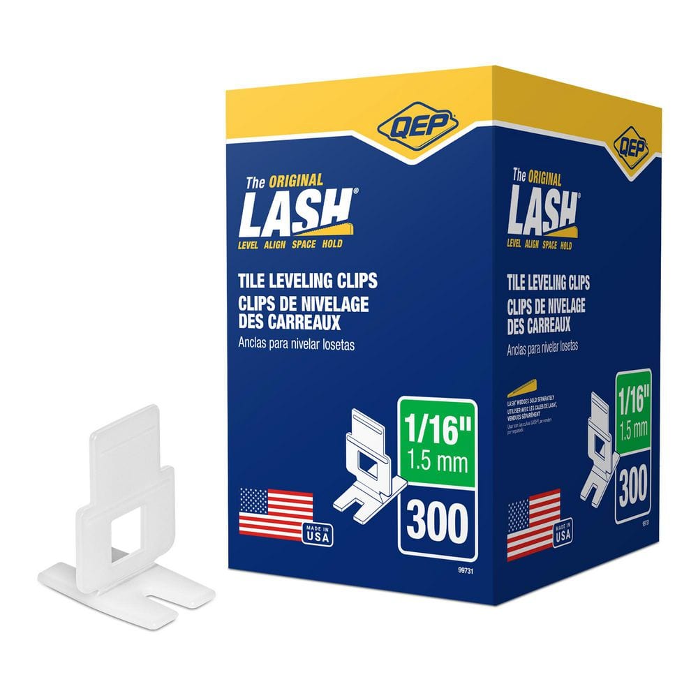 QEP LASH White 1/16 in. Clip, Part A of 2-Part Tile Leveling