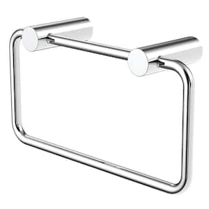 Lucid Wall Mount Towel Ring in Polished Chrome
