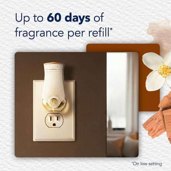 3.35 fl. oz. Cashmere Woods Scented Oil Plug-In Air Freshener Refill (5-Count)