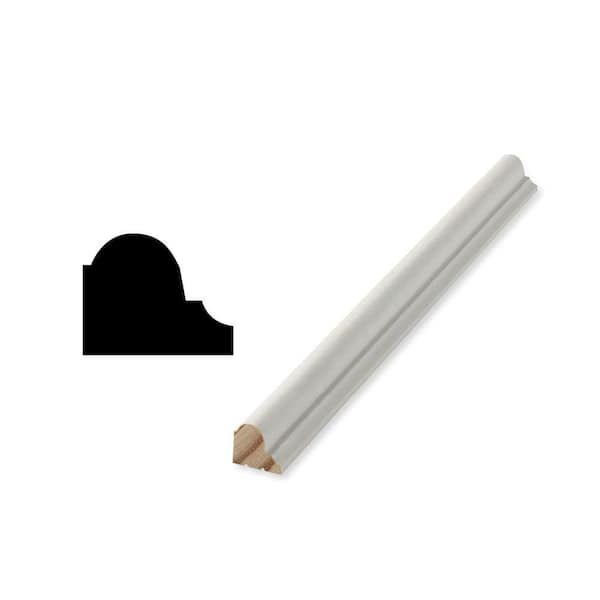 Woodgrain Millwork WG 1207 - 11/16 in. x 7/8 in. Primed Finger-Jointed Base Cap Molding