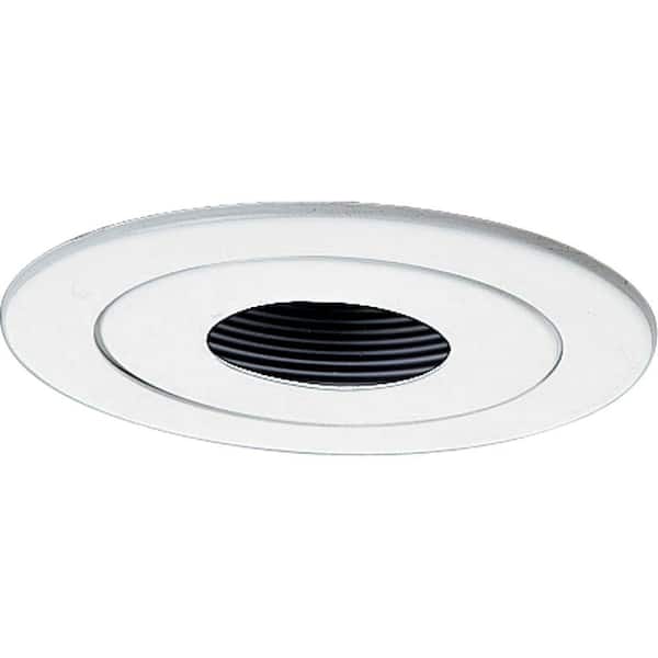 Progress Lighting 4 in. White Recessed Pinhole Trim