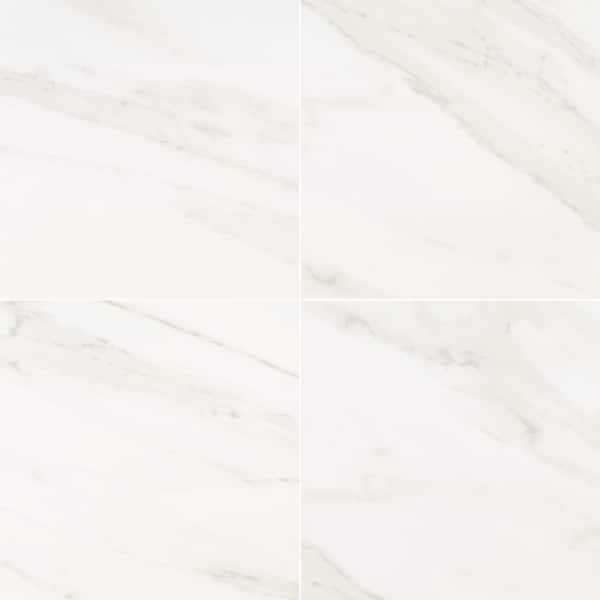 Kolasus 24 in. x 24 in. Matte Porcelain Marble Look Floor and Wall Tile (28 cases/448 sq. ft./pallet)