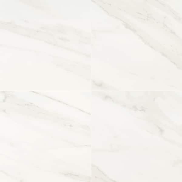 MSI Kolasus White 24 in. x 24 in. Glazed Porcelain Floor and Wall Tile (28 cases/448 sq. ft./pallet)