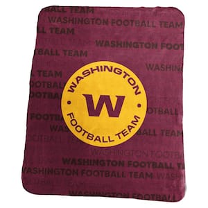 Washington Football Team Multi-Colored Classic Fleece Throw