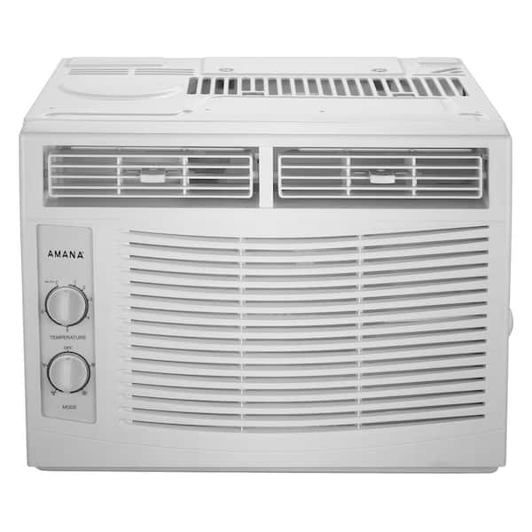 Amana 5,000 BTU 115V Window Air Conditioner Cools 150 Sq. Ft. with Mechanical Controls in White