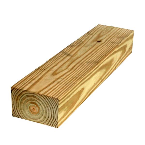 Unbranded 4 in. x 6 in. x 12 ft. #2 Pressure-Treated Ground Contact Southern Pine Timber