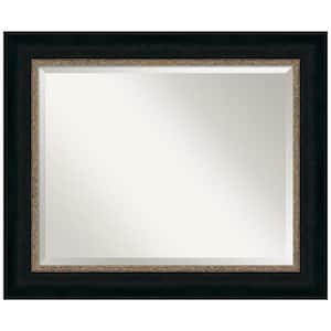 Medium Rectangle Paragon Bronze Beveled Glass Casual Mirror (29 in. H x 35 in. W)