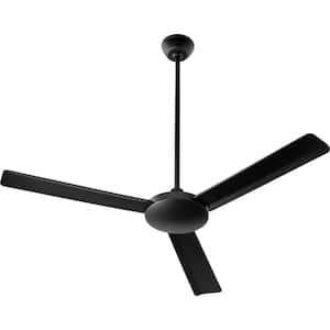 Aerovon 52 in. Indoor Matte Black Ceiling Fan with Wall Control