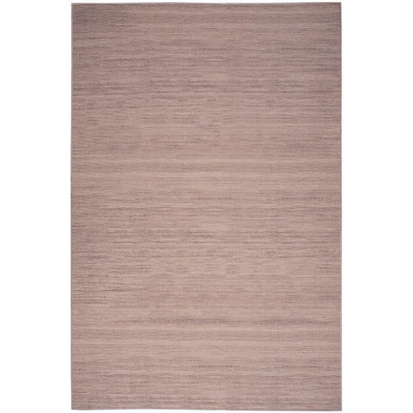 Nourison Washable Essentials Natural 4 ft. x 6 ft. All-over design Contemporary Area Rug