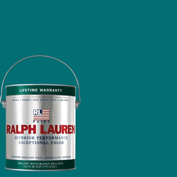 Ralph Lauren 1-gal. North Blue Semi-Gloss Interior Paint