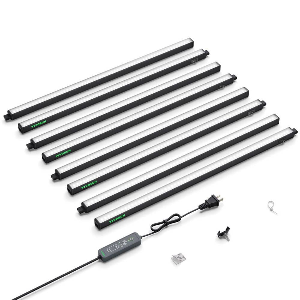 2 ft. 120W Full Spectrum T5 LED Grow Light Strip with Timer, Dimming Controller, Warm White (8-Pack) price history on PriceWatchPro