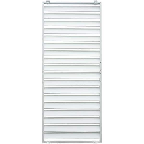 Outdoor Aluminum Louvered Pergola Accessories Pergola Screens in White