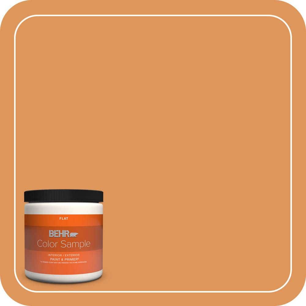 8 oz. #M230-6 Amiable Orange Flat Interior/Exterior Paint & Primer Color Sample price history on PriceWatchPro